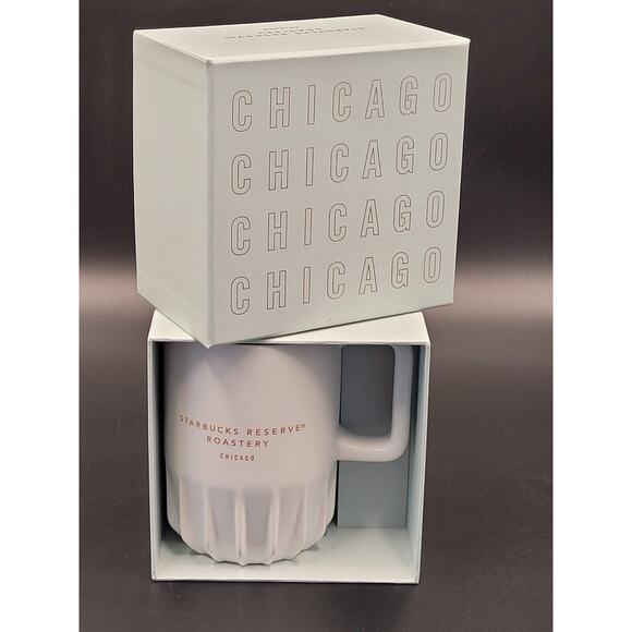 Starbucks Chicago Reserve Roastery 2019 Opening Limited Edition Mug Cup Box